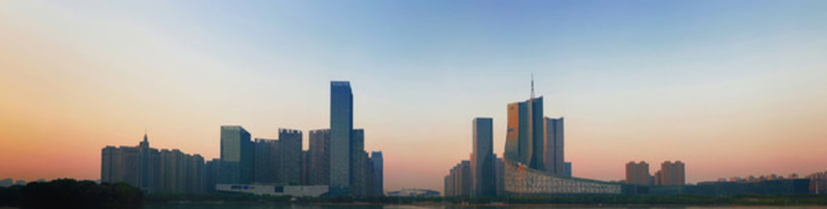 合肥天鵝湖全景