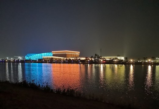 體育館夜景