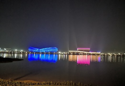 體育館夜景