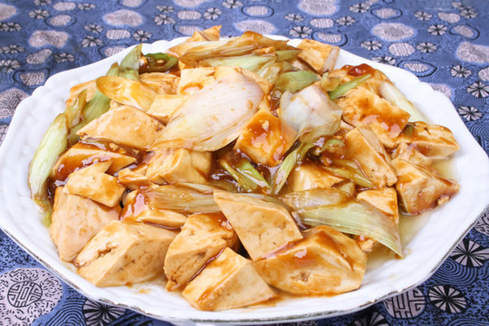 大蔥燒豆腐