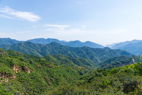 北京八達嶺長城山脈