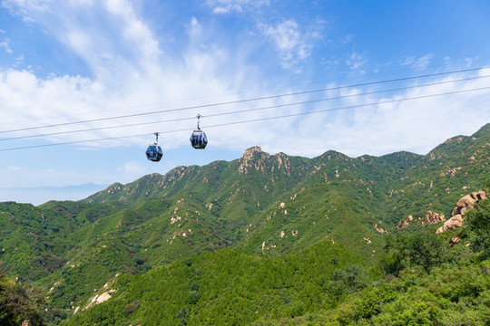 北京八達嶺長城山脈