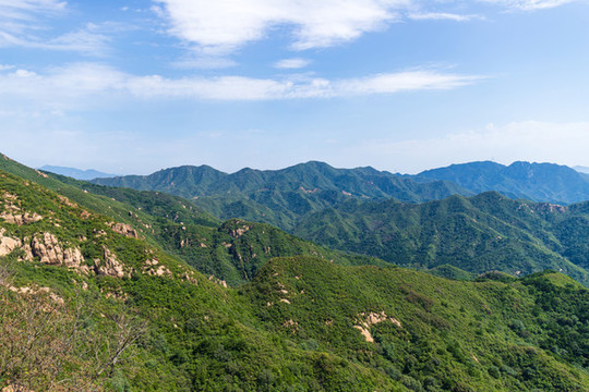 北京八達(dá)嶺長(zhǎng)城山脈
