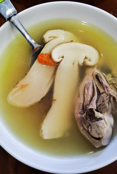 松茸老鴨湯