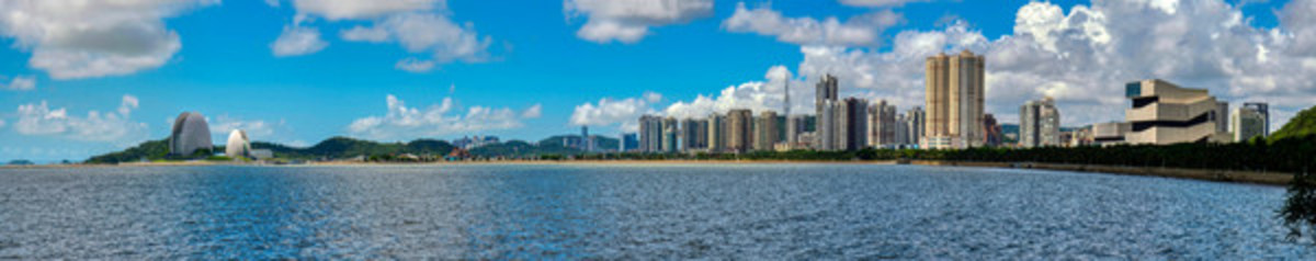 珠海風(fēng)光之香洲全景寬幅