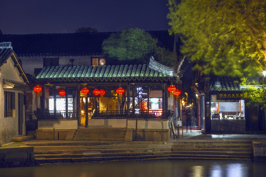 西塘古建筑夜景