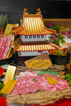 日式燒肉韓國烤肉燒烤牛肉和牛
