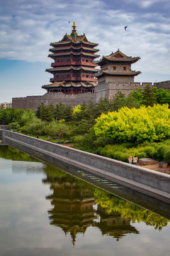 大同古城清遠(yuǎn)北門乾樓