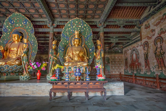 大同華嚴寺佛像
