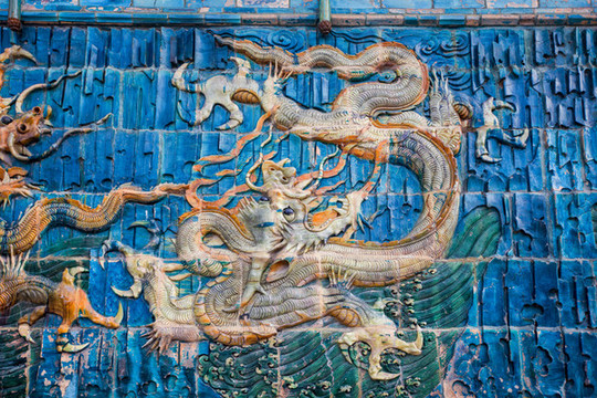 大同興國(guó)寺五龍壁