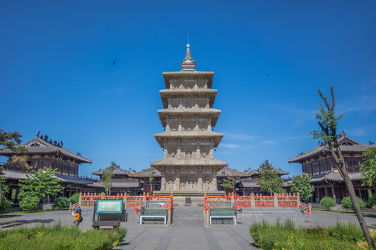 云岡靈巖寺佛塔
