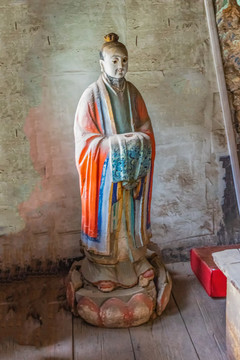 懸空寺北樓三教殿彩塑