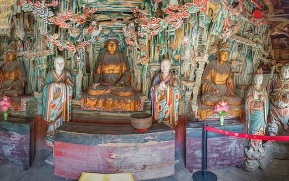 懸空寺彩塑