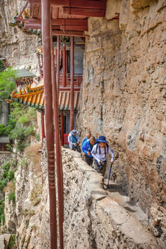 懸空寺登寺步道
