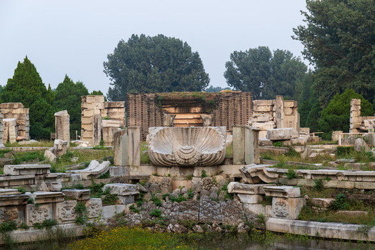 北京圓明園西洋樓海晏堂遺址