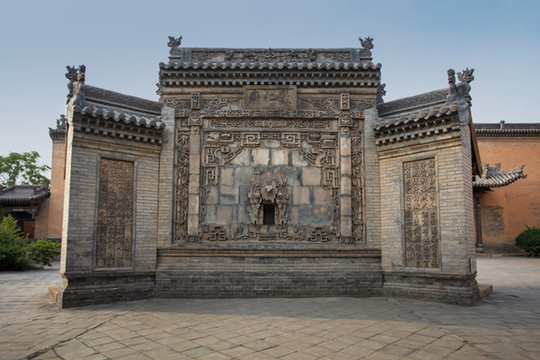 常家莊園和堂影壁