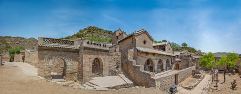 磧口鎮(zhèn)全景圖