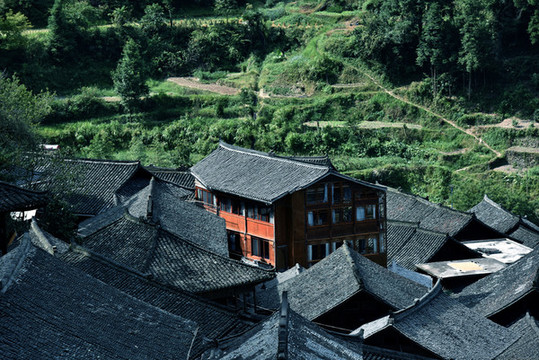貴州黔東南朗德苗寨