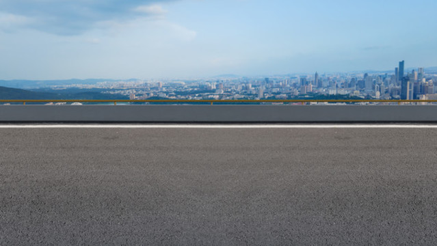 城市道路和城市景觀