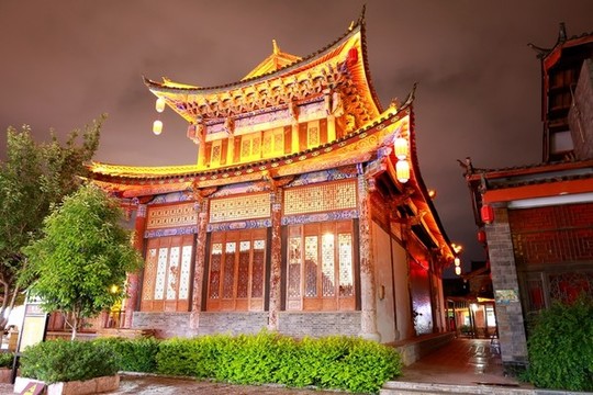 云南麗江古城束河古鎮(zhèn)