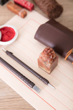 中國傳統(tǒng)篆刻藝術(shù)相關(guān)的物品
