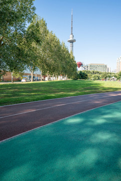 公園塑膠跑道