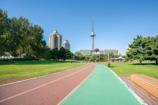 公園塑膠跑道