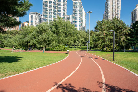 公園塑膠跑道