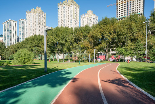 公園塑膠跑道