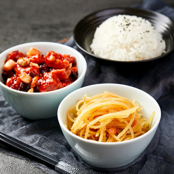 宮保雞丁家常土豆絲