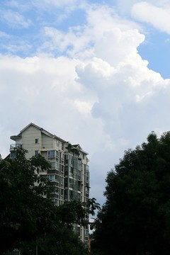 藍天白云