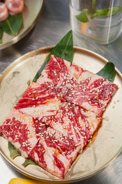 烤牛排肉
