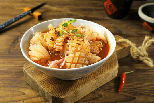 生燙鮮魷魚花04