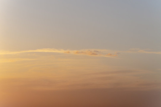 天空晚霞