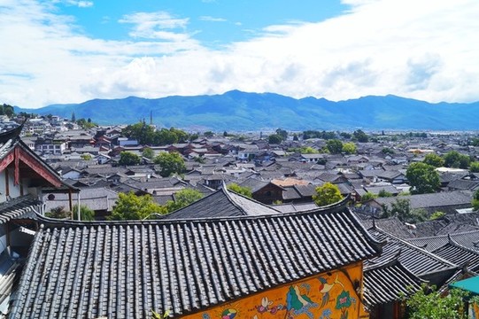 麗江古城全景