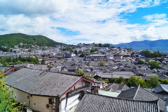 麗江古城全景