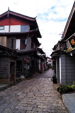 麗江古城小巷