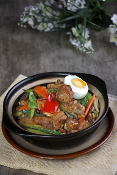 豆豉排骨煲仔飯01