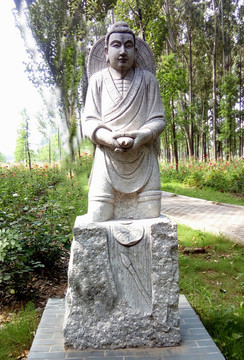 中華二十四孝之十八雕塑臥冰求鯉