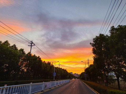 道路云海