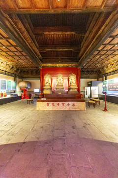 北京東城區(qū)智化寺智化殿內(nèi)景