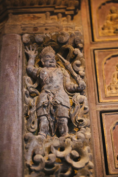 智化寺轉(zhuǎn)輪藏雕刻