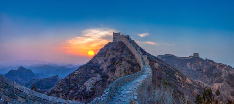 金山嶺長城夕照