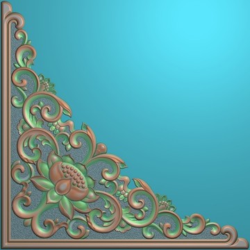 角花設(shè)計(jì)精雕圖