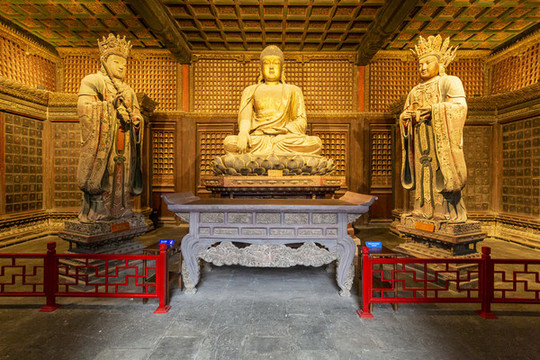北京東城區(qū)智化寺如來殿佛像