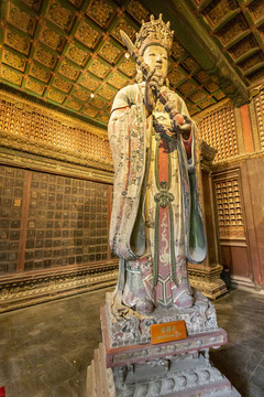 北京東城區(qū)智化寺如來殿帝釋天