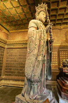北京東城區(qū)智化寺如來殿帝釋天