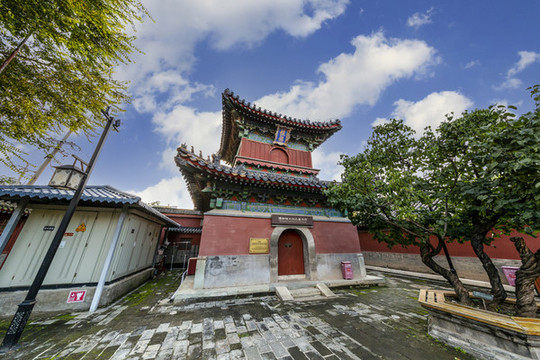 北京東城區(qū)智化寺鼓樓
