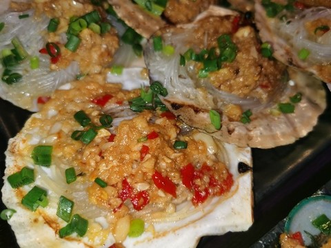 碳烤扇貝