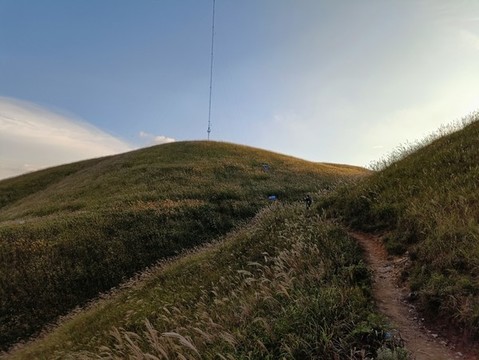 武功山徒步風(fēng)景